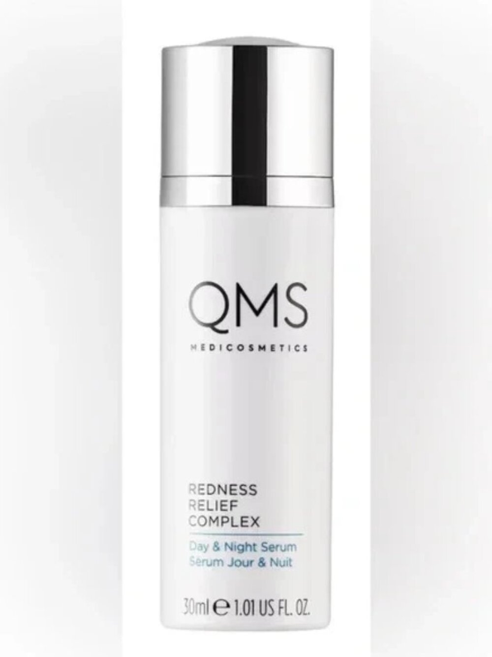 ~ QMS Medicosmetics Redness Relief Complex Day & Night Serum 1.01oz -NIB ~